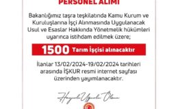 Karabük Milletvekili Sayın Ali Keskinkılıç tan Personel Alımı Açıklaması…