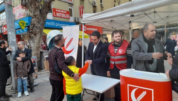 Karabük Yeniden Refah Partisi’nden Miraç Kandili Münasebetiyle Lokma Dağıtımı