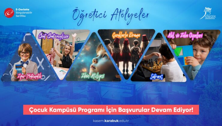 Karabük Üniversitesinden Çocuklara Özel Eğitim Hamlesi