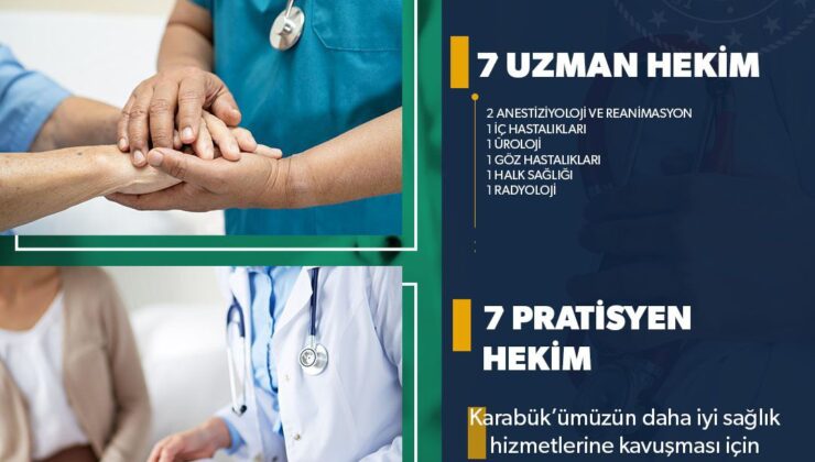 Karabük’e 14 Yeni Hekim