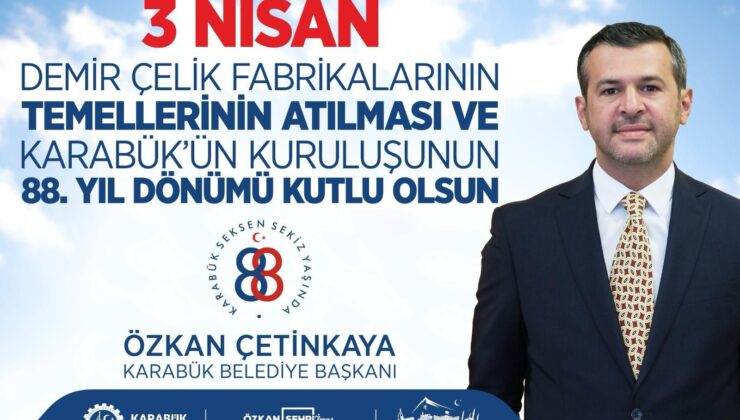 BAŞKAN ÇETİNKAYA’DAN 3 NİSAN ETKİNLİKLERİNE DAVET