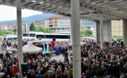 HACI KAFİLESİ DUALARLA UĞURLANDI.