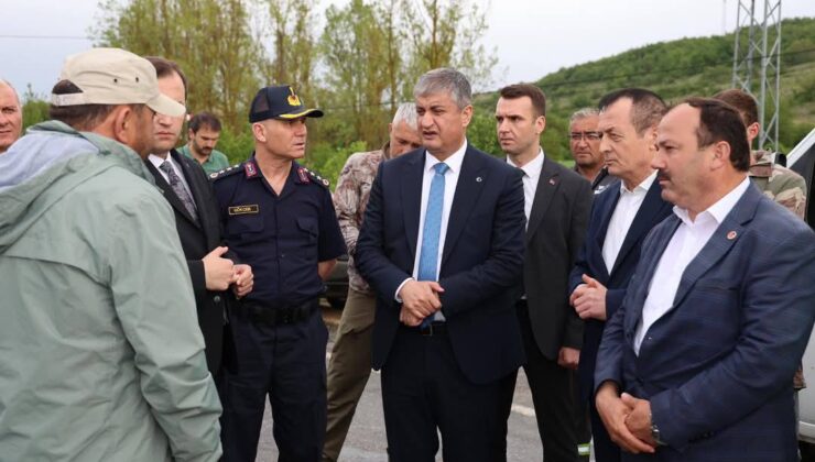 VALİ YAVUZ’DAN, KAZA YERİNDE İNCELEME!