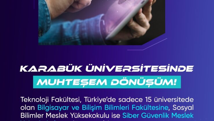 Karabük Üniversitesinde Muhteşem Dönüşüm