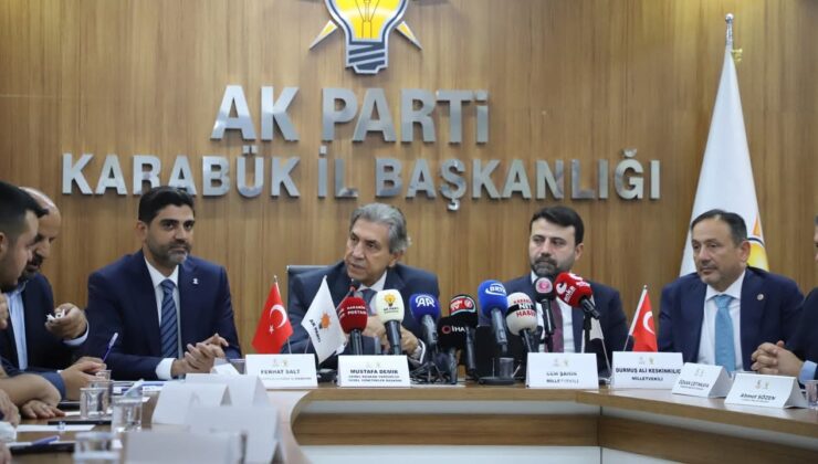 AK PARTİ GENEL BAŞKAN YARDIMCISI MUSTAFA DEMİR KARABÜK’E GELDİ