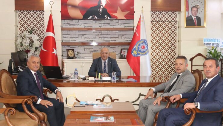 GSİM HEYETİNDEN, İL EMNİYET MÜDÜRÜ CANVER’E HAYIRLI OLSUN ZİYARETİ