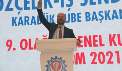 ÖZÇELİK-İŞ SENDİKASI KARABÜK ŞUBE BAŞKANI KENAN YILMAZ’DAN, 29 EKİM CUMHURİYET BAYRAMI KUTLAMA MESAJI;