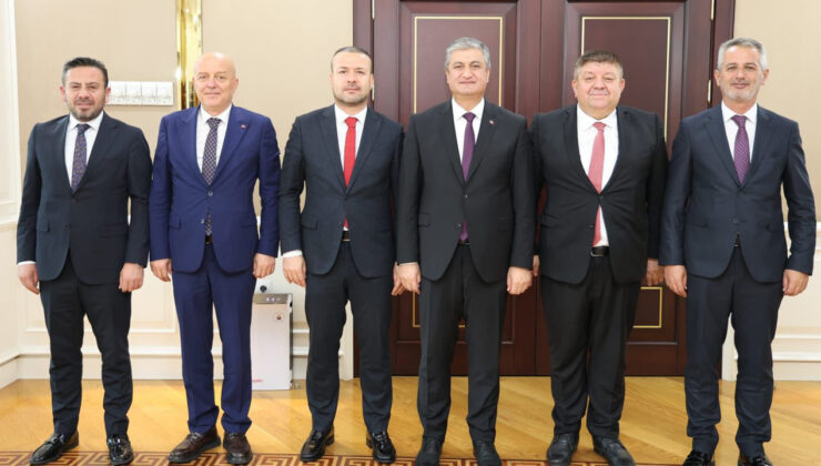 ÖZÇELİK-İŞ SENDİKASI’NDAN VALİ YAVUZ’A ZİYARET