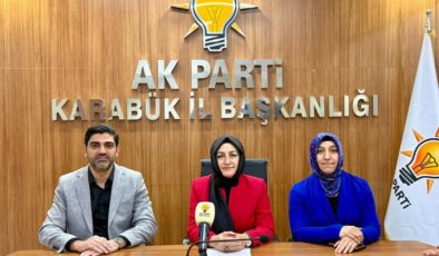 AK Parti Karabük İl Kadın Kolları’ndan 25 Kasım mesajı: ‘Kadına şiddet insanlık suçudur’