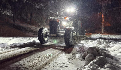 BAŞKAN ÇETİNKAYA; “NORMALİN ÜZERİNDE YAĞAN KAR YAĞIŞINA RAĞMEN ANA ARTERLER VE KRİTİK NOKTALARI AÇIK TUTUYORUZ…”