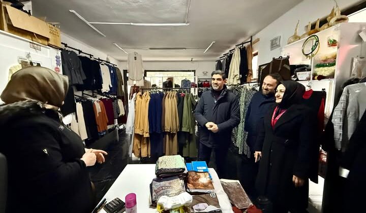 AK Parti teşkilatı’ndan esnaf ziyareti