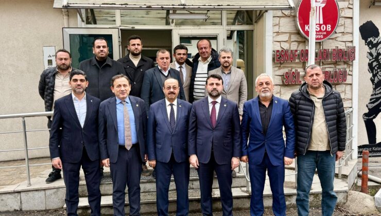 AK Parti Karabük Teşkilatından Esnaf Odası Başkanlarına Ziyaret