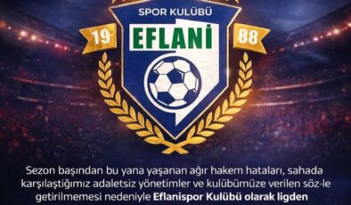 Eflanispor ligden çekiliyor