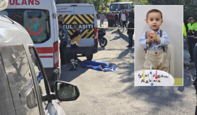 YOLA FIRLAYAN 3 YAŞINDAKİ AYBARS SERVİS ARACININ ALTINDA CAN VERDİ