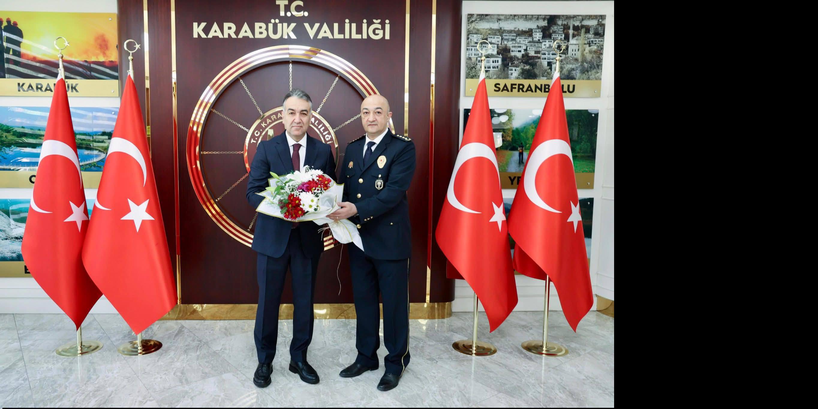 EMNİYET TEŞKİLATINDAN VALİ ÇAĞATAY`A ZİYARET