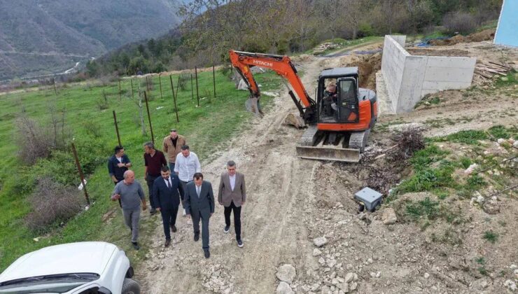 KELLECİ VE KİRMAN, İL ÖZEL İDARESİ ÇALIŞMALARINI YERİNDE İNCELEDİ