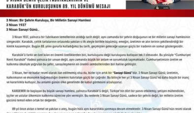 FATİH ÇAPRAZDAN 3 NİSAN MESAJI