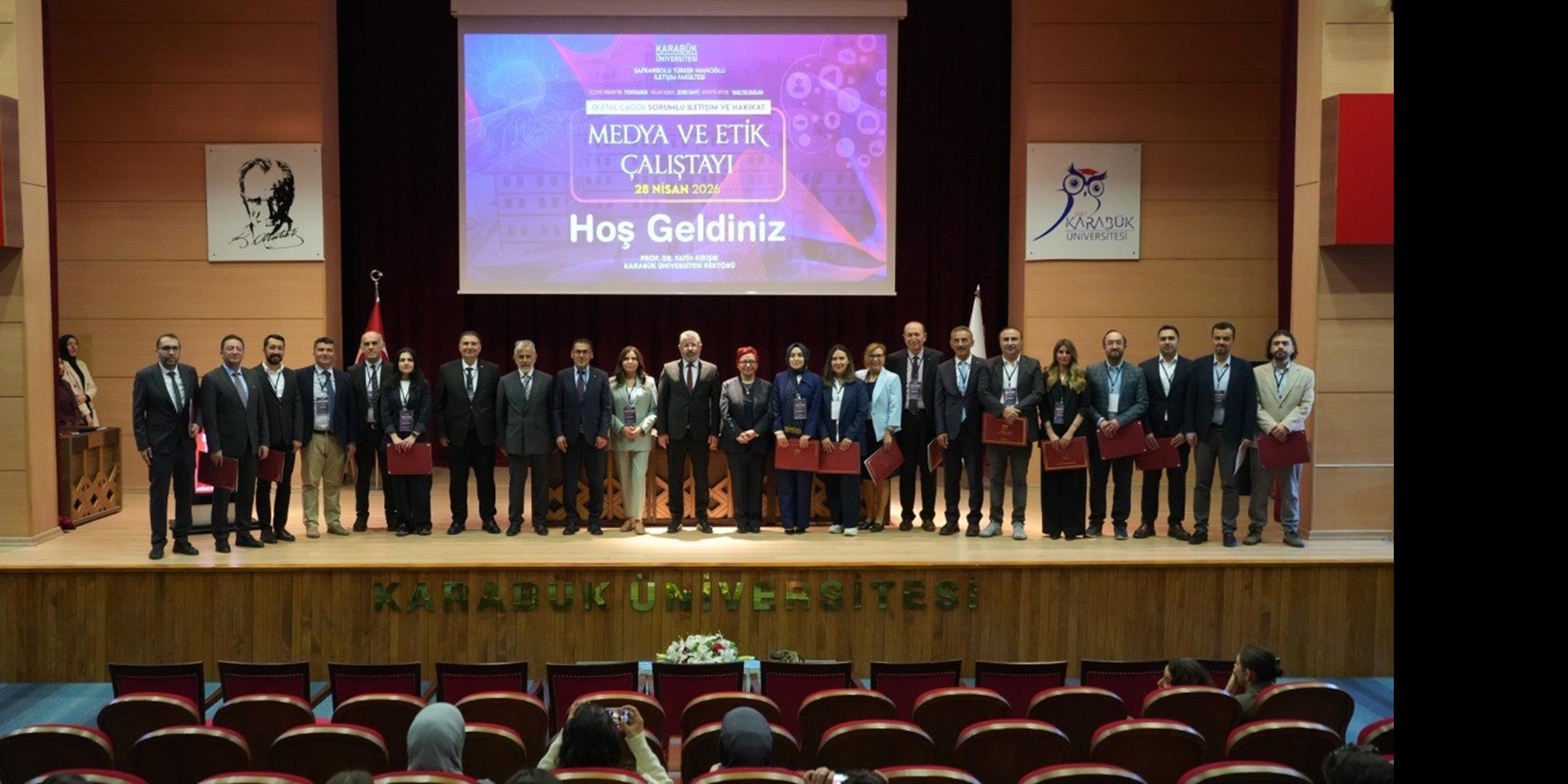 KARABÜK’TE “MEDYA VE ETİK ÇALIŞTAYI” DÜZENLENDİ
