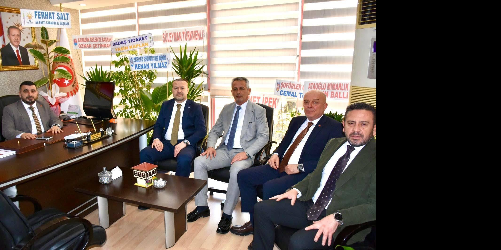 ÖZÇELİK-İŞ SENDİKASINDAN, İL GENEL MECLİS BAŞKANI KİRMAN’A ZİYARET