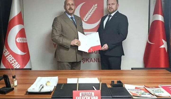 Yeniden Refah Partisi Merkez İlçe Başkanlığı görevine Faruk ALTIOK atandı.
