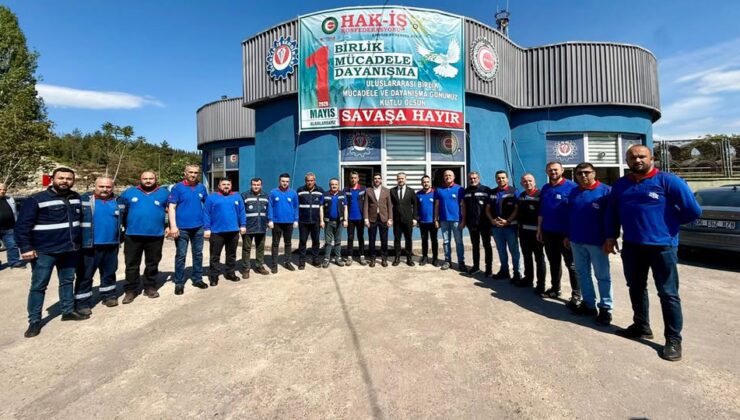 AK PARTİ TEŞKİLATINDAN 1 MAYIS SENDİKA ZİYARETİ