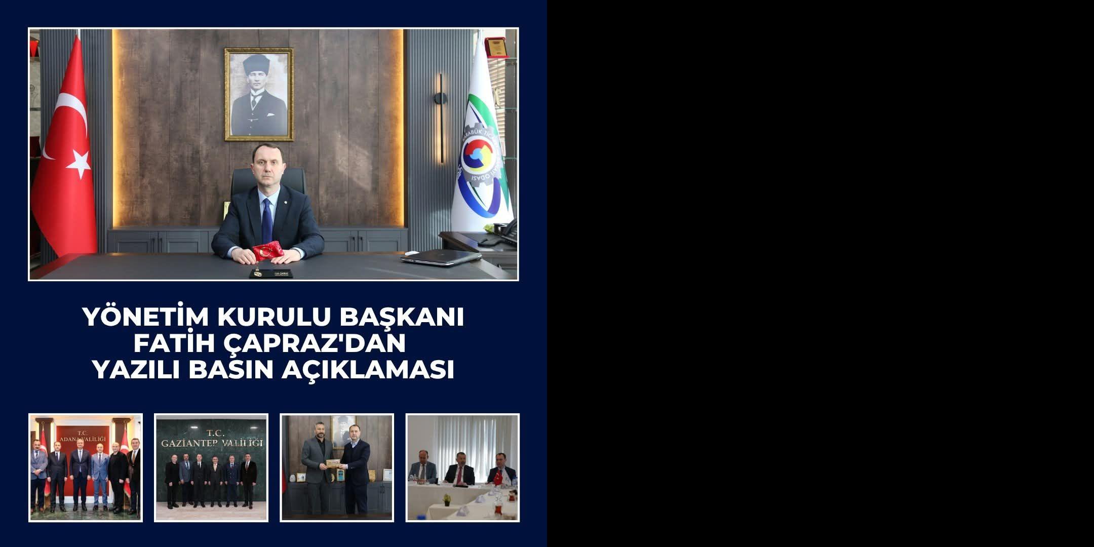 BAŞKAN ÇAPRAZ NİSAN AYI ÇALIŞMALARINI DEĞERLENDİRDİ…
