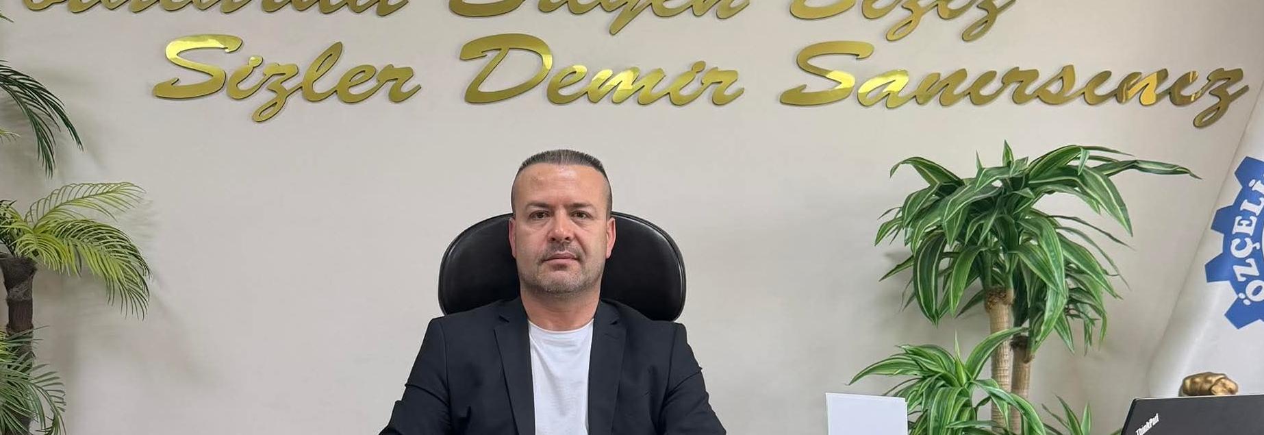 Çelik İş Sendikası Şube Başkanı Kenan Yılmaz”Hayırlı Bayramlar Diliyorum”