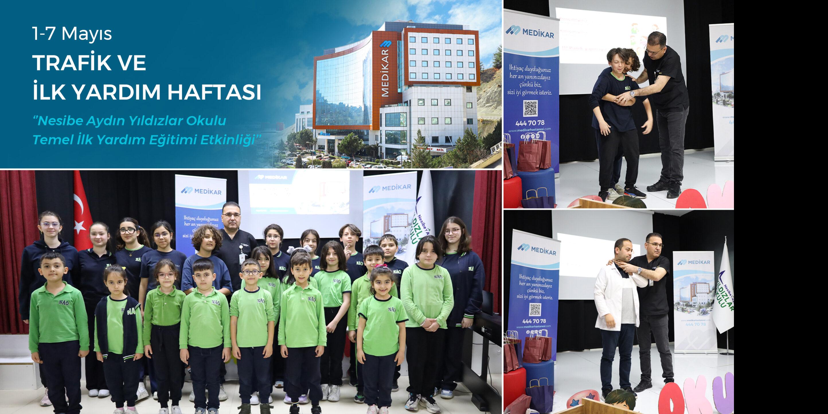 Medikar Hastanesi’nden Trafik ve İlk Yardım Haftası’na Özel Eğitim Etkinliği