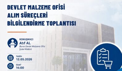 TSO BİLGİLENDİRME TOPLANTISI 12 MAYIS DA
