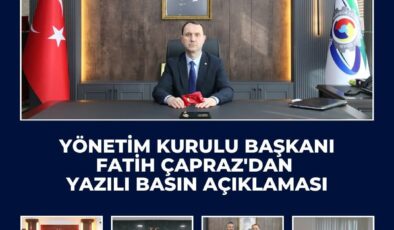 BAŞKAN ÇAPRAZ NİSAN AYI ÇALIŞMALARINI DEĞERLENDİRDİ…