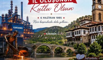 Milletvekili Ali Keskinkılıç tan Karabük’ün İl Oluşunun Yıldönümü Kutlama Mesajı…