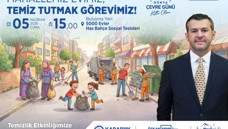 KARABÜKTE TEMİZLİK SEFERBERLİĞİ”MAHALLEMİZ EVİMİZ TEMİZ TUTMAK GÖREVİMİZ”